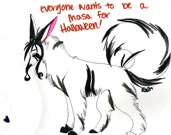 KatyEveryoneWantsToBeALhasaForHalloween